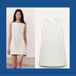 Zara White Mini Dress size XL